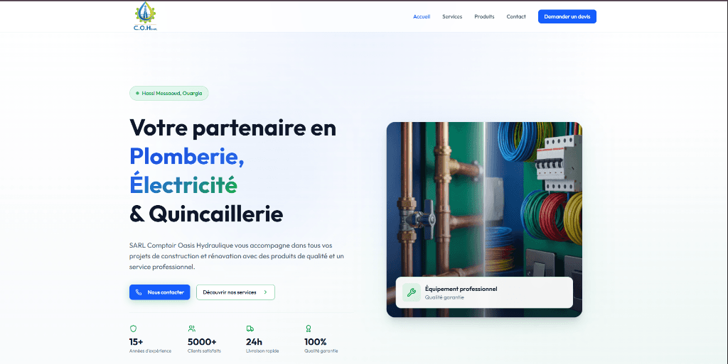 Comptoir Oasis Hydraulique